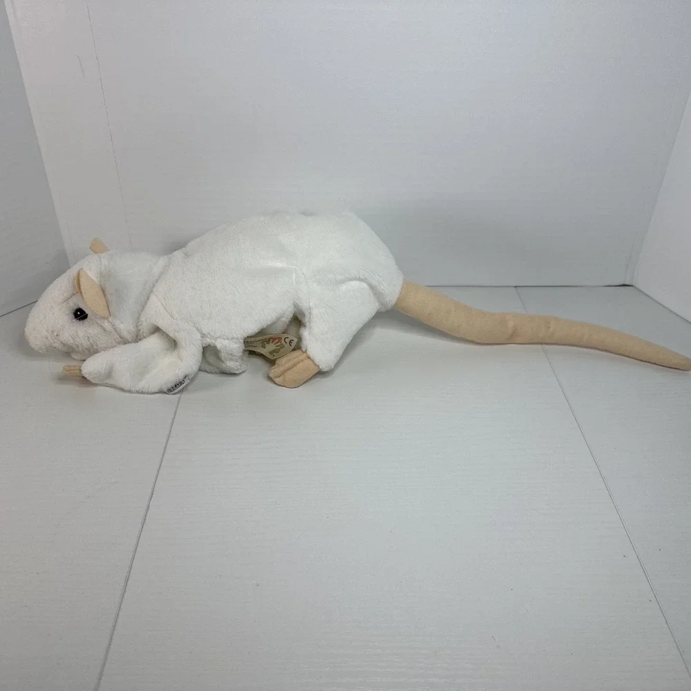 Folkmanis White Rat Hand Puppet 3038 Rare